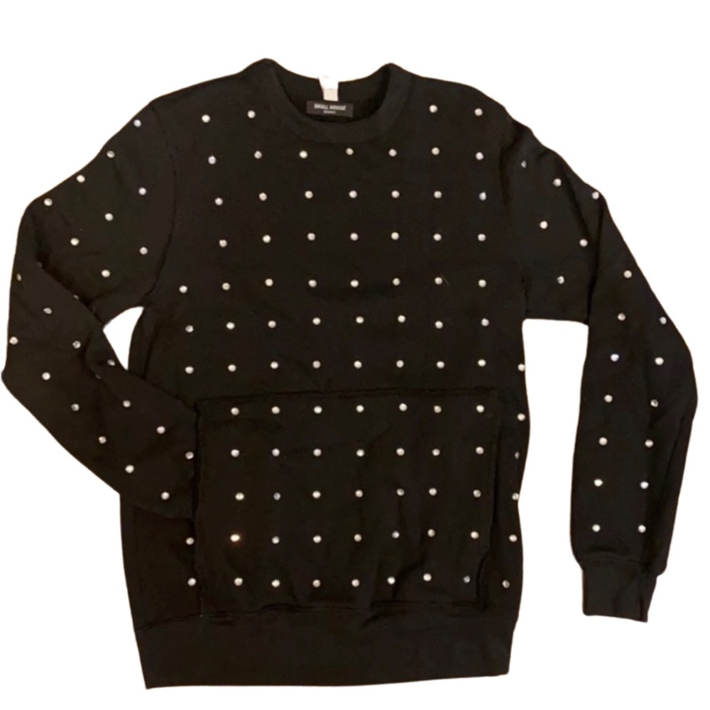 Skullhouse - Black Dripping With Diamonds Crewneck - Picture 4 of 7